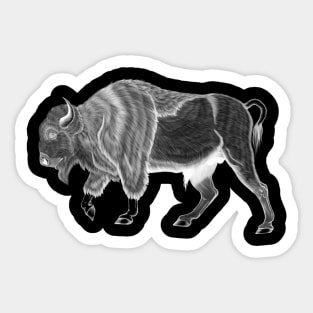 Ghost Buffalo Sticker